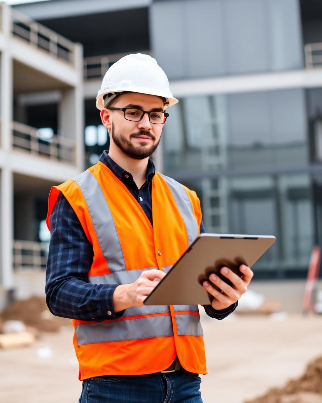 Project manager on site