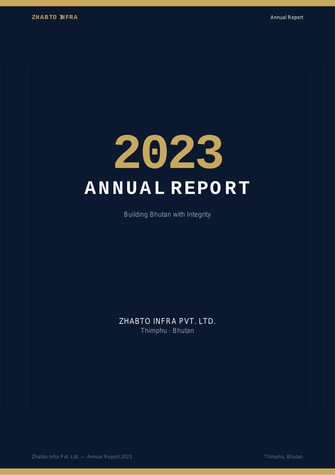 Annual Report 2023 cover