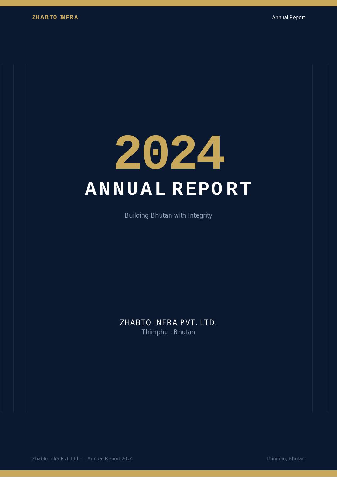 Annual Report 2024 cover
